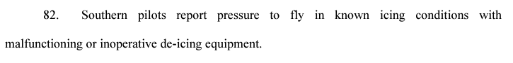 We don't know what precisely caused this. What we do know is that our clients are suing Southern and alleging the company uses a training repayment agreement provision (TRAP) to trap them in unsafe and dangerous jobs, and chill them from speaking out. /1 From our complaint :