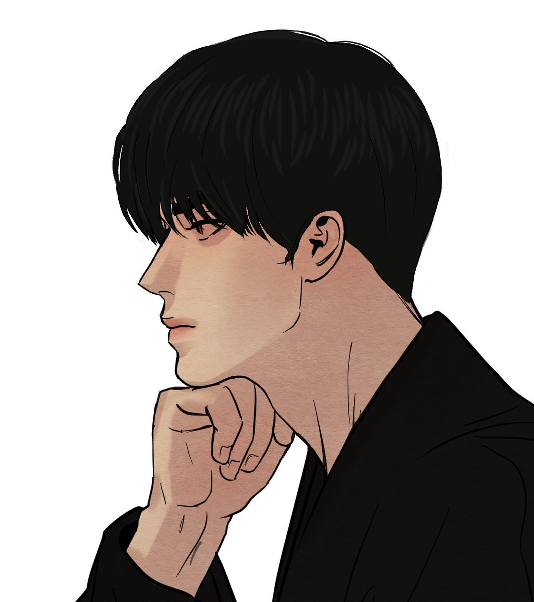 nakyumssoulmate's tweet photo. collection of yoon seungho wearing black https://t.co/F9fOgqEmiS