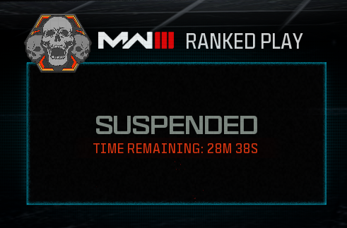 When the game breaks and suspends you.