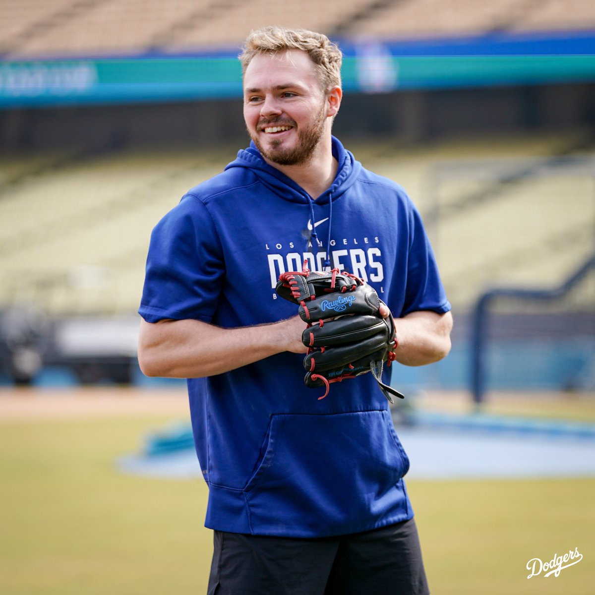 Dodgers's tweet photo. We see you, Gavin. https://t.co/hS02qpWn4J