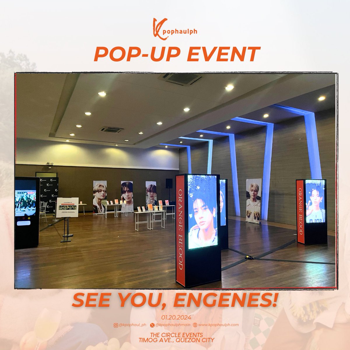 kpophaulphmain's tweet photo. 𝗔𝗕𝗢𝗨𝗧 𝗧𝗢 𝗕𝗘𝗚𝗜𝗡! Countdown to the Kpophaulph Pop-Up Event: Engenes, gear up for a sensational experience! 🎉 Join us in minutes for surprises, exclusive merch, and the eagerly anticipated lucky draw. Let the celebration begin! 🌟 #KpophaulphPopUpEvent #Enhypen https://t.co/xR8Imm7fJ9
