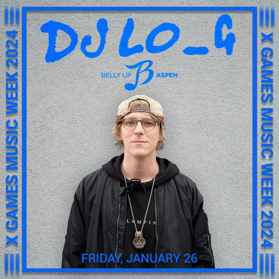 Aspen local DJ Lo_G returns Thursday, 1/25! Tickets: bit.ly/48Cispu