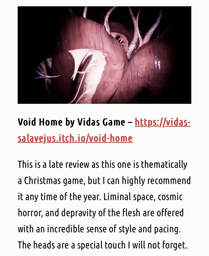 Thank you for the Void Home review @FrederickMaheux !