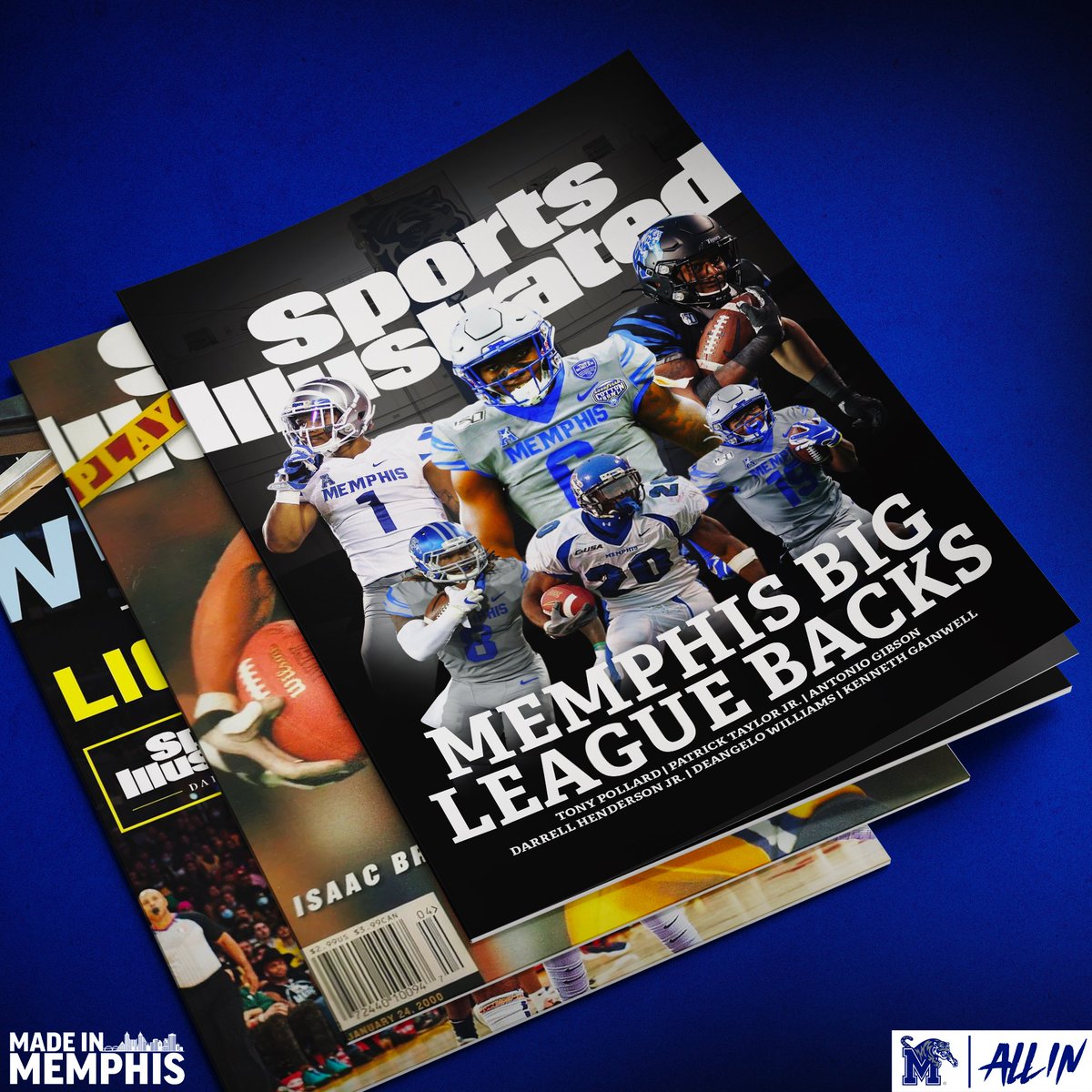 MemphisFB's tweet photo. The Final @SInow Cover 📖

#ALLIN | #MadeInMemphis https://t.co/2qOKLvb8hr