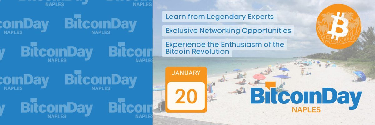 Who’s going to #Bitcoin Day in Naples, Florida tomorrow?

If you want to meet bitcoiners in real life with no pretense, meet us there. Use the code MATRIX for a discount on your ticket too!