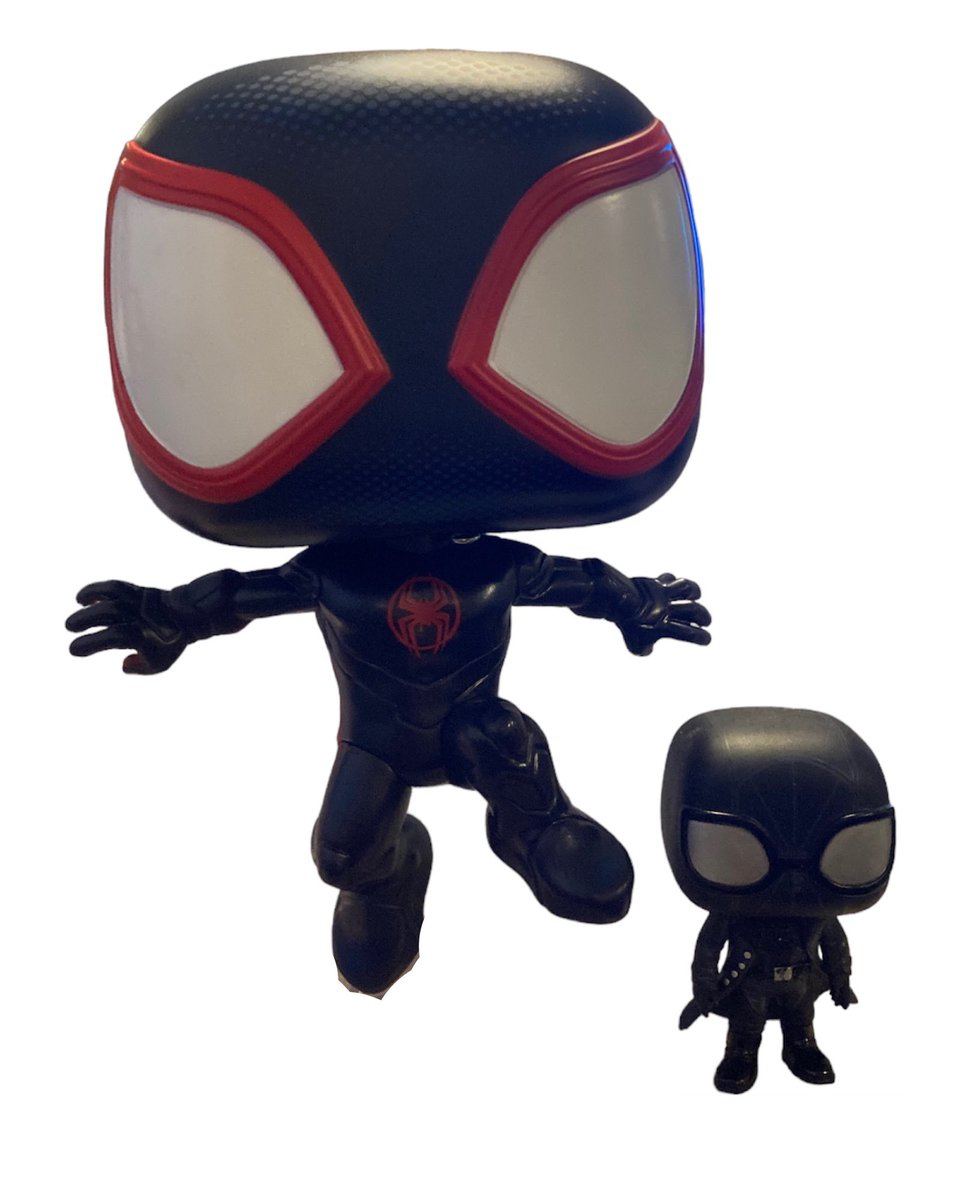 Things5Thing's tweet photo. “Everyone keeps telling me how MY story is supposed to go! Naw. I'm gonna do my own thing” #MilesMorales #SpiderMan #FunkoPop https://t.co/HY0tvBDBY7