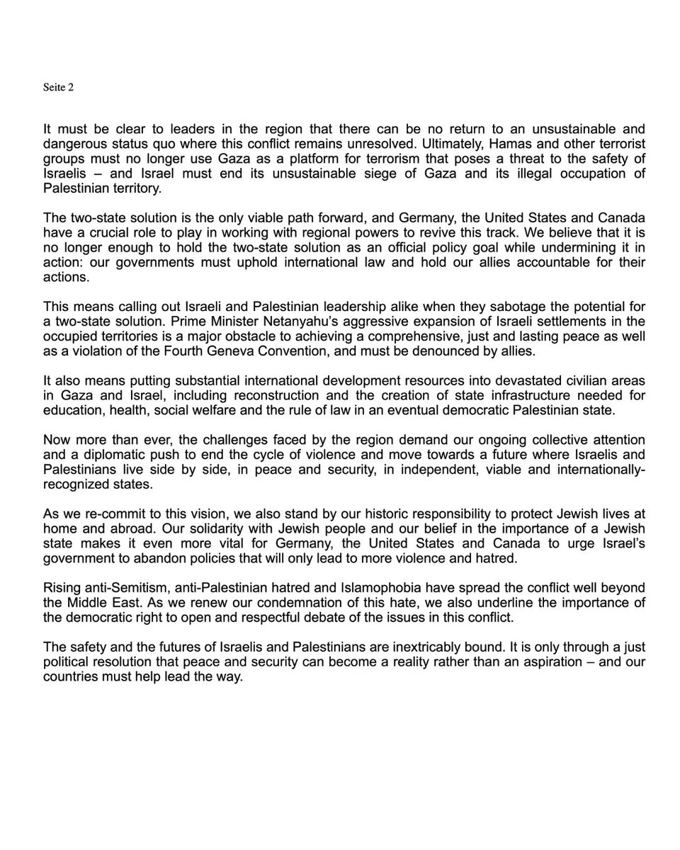 Ceasefire now.

I have signed onto an open letter with parliamentarians across the world demanding a ceasefire in Gaza and the release of hostages.

Too many innocent lives have been taken.

We have been calling for an end to this violence for months &amp; will continue to do so.