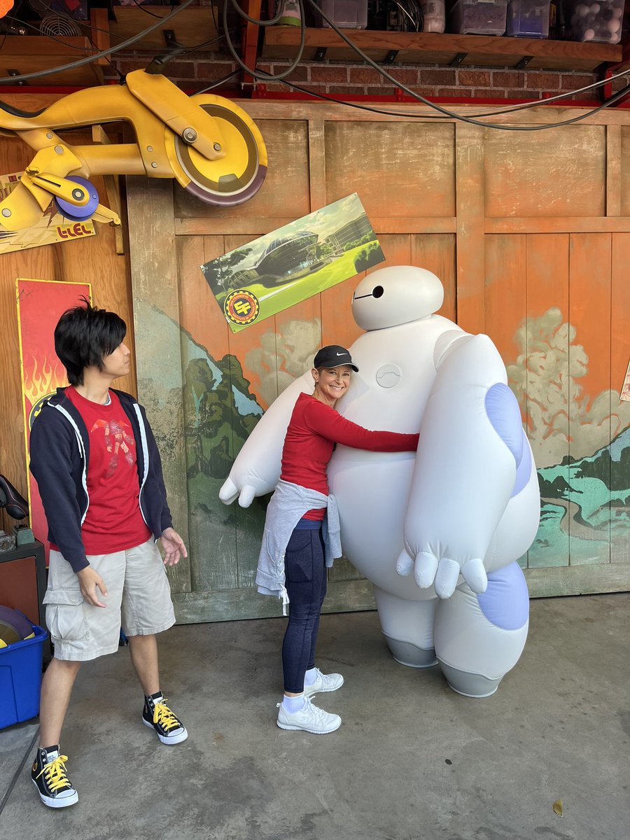 Sometimes all your bride needs is a hug. #baymax