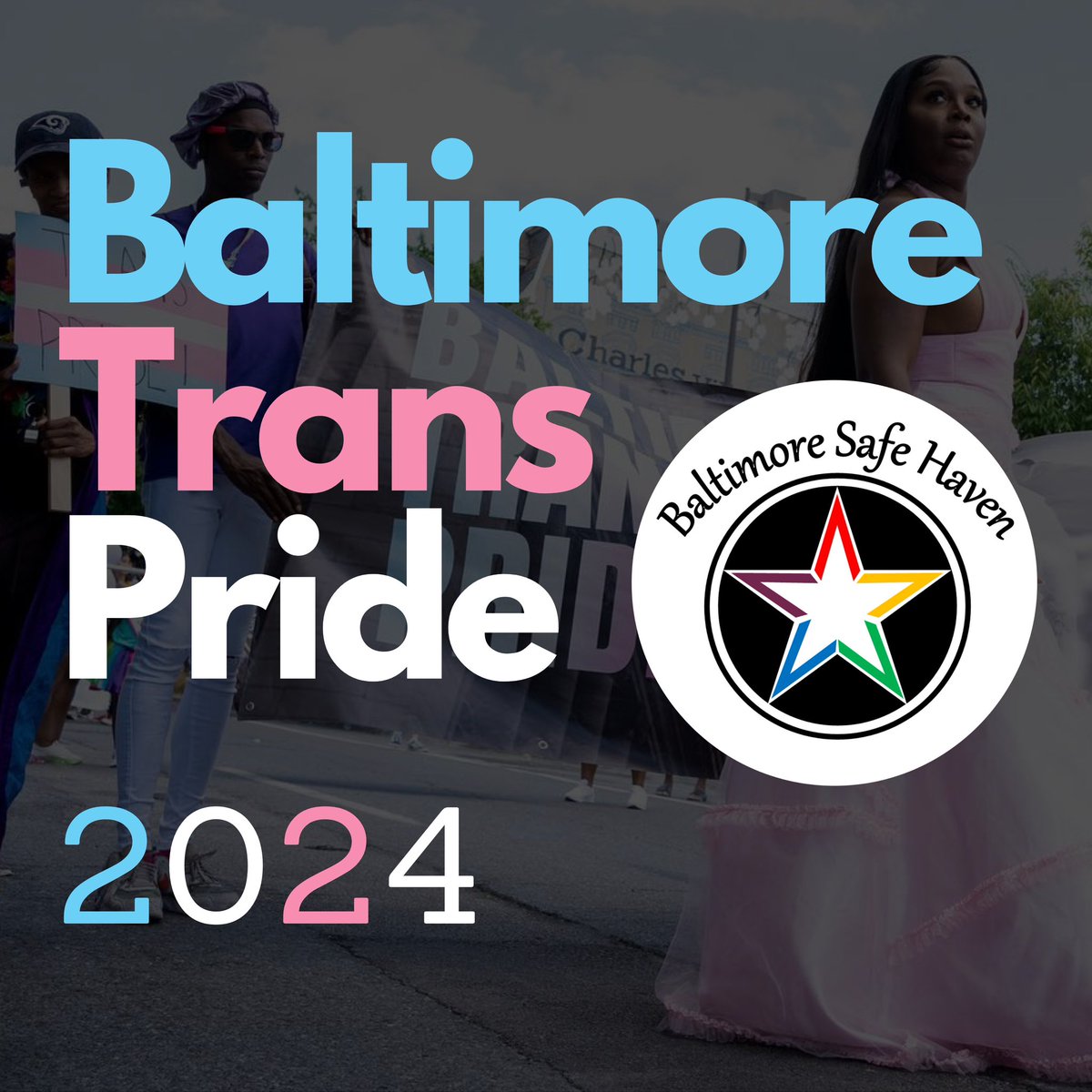 BaltimoreHaven's tweet photo. Mark your calendars for Baltimore transpride June 15, 2024 https://t.co/5YRzhumqCn