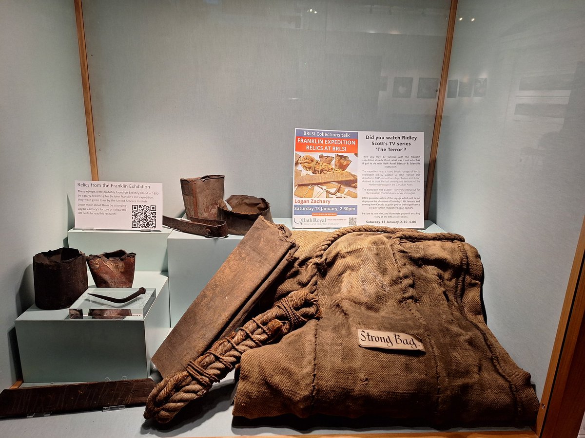 JamesFitzjames.com ⚓️ (@captfitzjamesrn) on Twitter photo Unfortunately I didn't get to go to Logan's talk, but I did get to see the Franklin Expedition relics in Bath <a href="/BRLSI/">Bath Royal Literary and Scientific Institution</a> today! Unfortunately I didn't get to go to Logan's talk, but I did get to see the Franklin Expedition relics in Bath <a href="/BRLSI/">Bath Royal Literary and Scientific Institution</a> today!