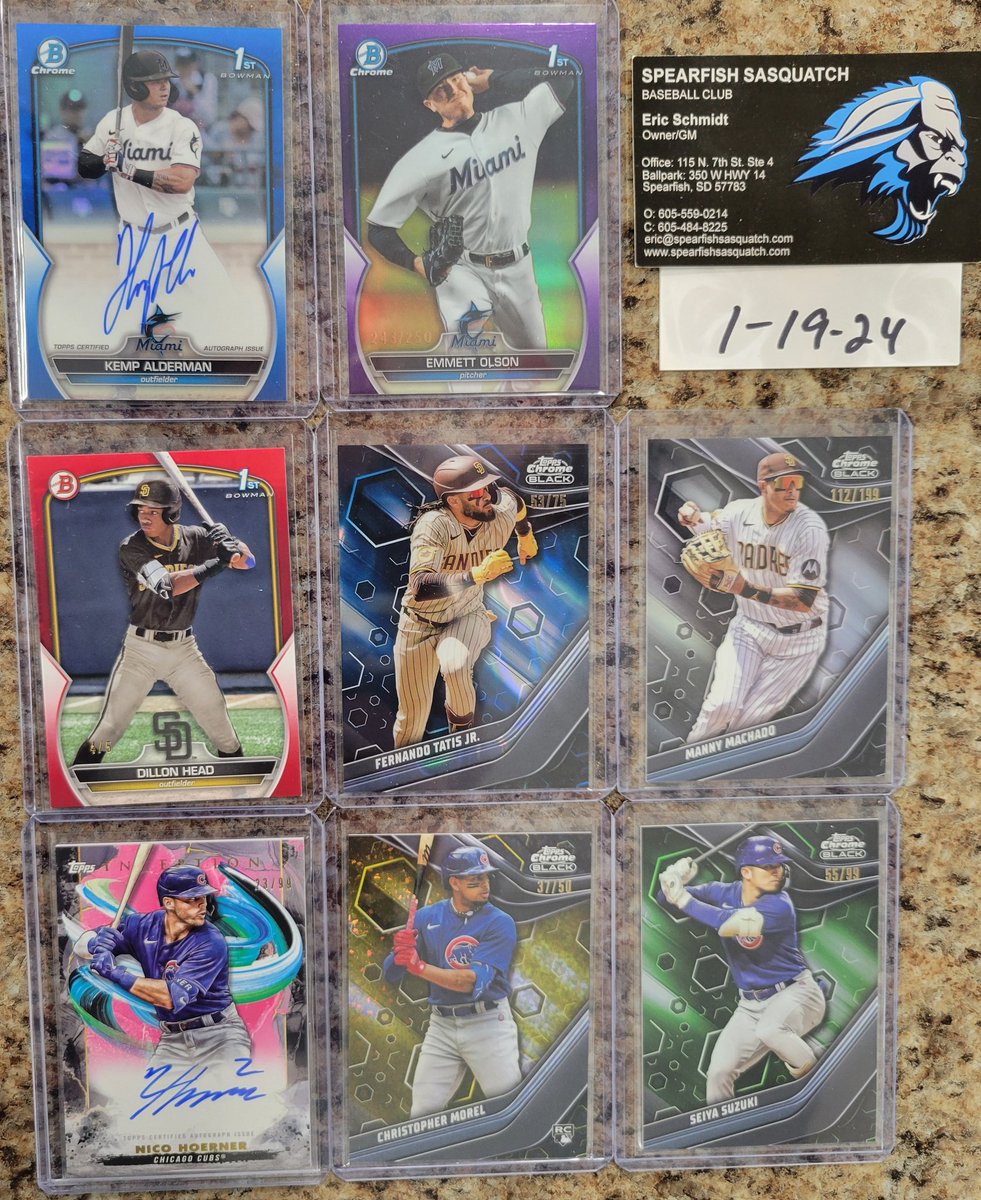 ericeschmidt83's tweet photo. Recent hits, all FS for reasonable offers. No trades. 

@CardPurchaser https://t.co/3MR5N00ky6