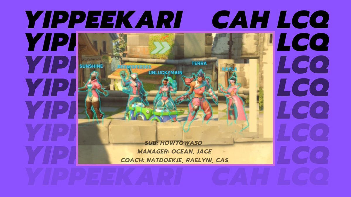 team YIPPEE (@yippee_ow) on Twitter photo Introducing the #HardKaris of CaH LCQ ๐ช
๐ก๏ธ @Terrahkira
โ๏ธ <a href="/OWsunshine/">sunshinebread</a>
โ๏ธ <a href="/reesesfeeses/">Ahri</a>
๐ <a href="/UnIucky_Main/">Unlucky main</a>
๐ <a href="/kayla_ow2/">kayla๐ชผ</a>
๐ <a href="/HowtoWasd/">HowtoWASD</a>
๐ง <a href="/natdoekje/">DZ Natdoekje</a> <a href="/Raelyni/">Raelyni</a> @CasKoopmans_
๐ผ <a href="/OceanCastsGG/">Ethan 'Ocean' Lloyd</a> <a href="/kjace1301/">Jace ๐</a>
๐ต <a href="/kariESPORTS/">kariESPORTS</a>
#CallingAllHeroes #YIPPEE Introducing the #HardKaris of CaH LCQ ๐ช
๐ก๏ธ @Terrahkira
โ๏ธ <a href="/OWsunshine/">sunshinebread</a>
โ๏ธ <a href="/reesesfeeses/">Ahri</a>
๐ <a href="/UnIucky_Main/">Unlucky main</a>
๐ <a href="/kayla_ow2/">kayla๐ชผ</a>
๐ <a href="/HowtoWasd/">HowtoWASD</a>
๐ง <a href="/natdoekje/">DZ Natdoekje</a> <a href="/Raelyni/">Raelyni</a> @CasKoopmans_
๐ผ <a href="/OceanCastsGG/">Ethan 'Ocean' Lloyd</a> <a href="/kjace1301/">Jace ๐</a>
๐ต <a href="/kariESPORTS/">kariESPORTS</a>
#CallingAllHeroes #YIPPEE
