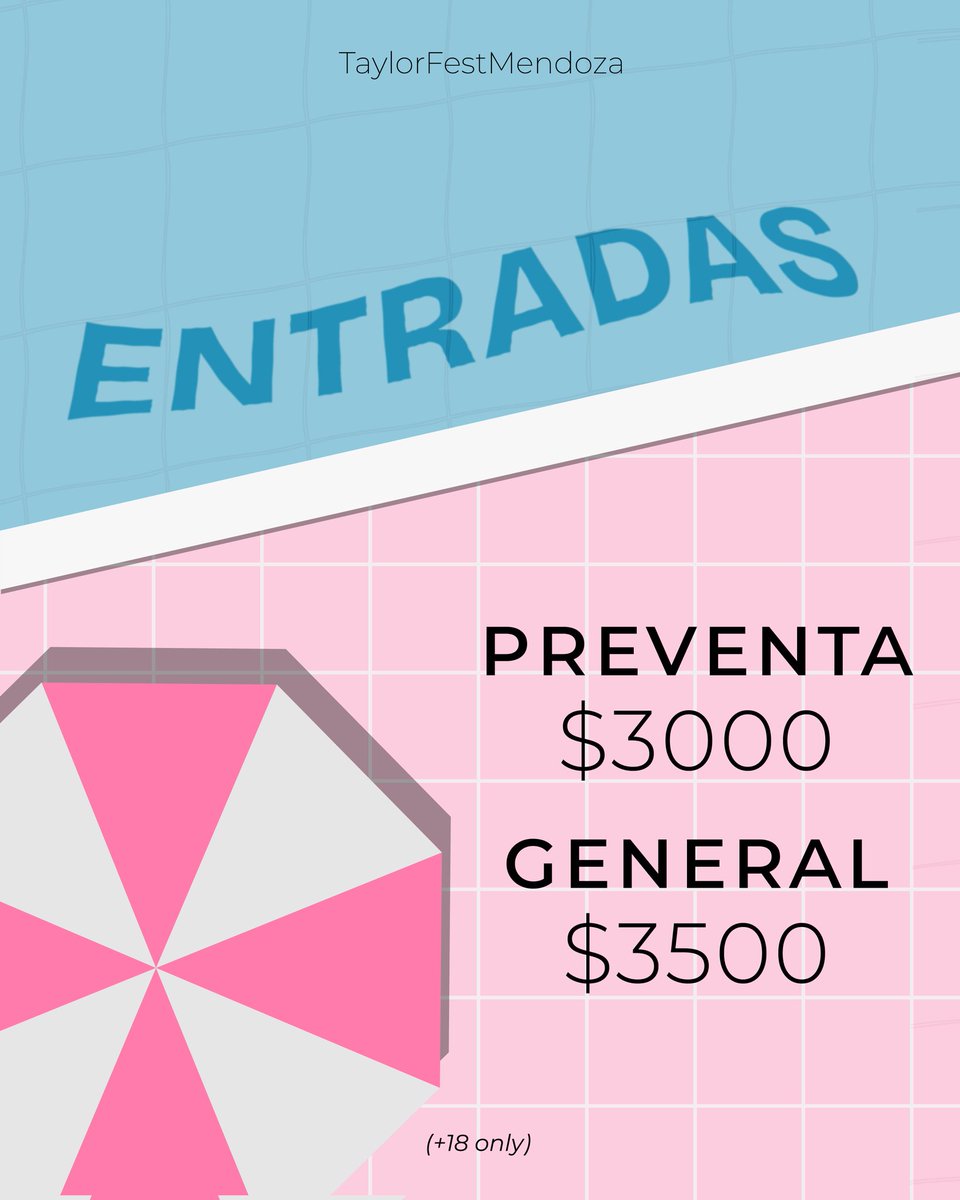 The story starts when it was hot and it was summer...

Arrancamos el 2024 en nuestra era hot girl summer ❤️‍🔥🍦 y una fiesta POP con un lineup INCREÍBLE: Taylor, Dua, Ariana, Harry, Troye, Olivia, Sabrina, y más...

Lxs esperamos 💋