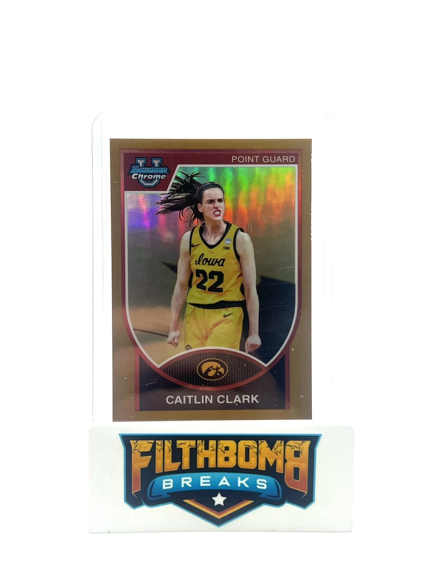 filthbombbreaks's tweet photo. An early look at Bowman Chrome U, pulled by the one and only Filthbomb John. We’ve pulled some real doozys. 

We’re eager to keep breaking this product and want to pull the Lebron + Bronny Super Auto for YOU!

As you can see a few of the cards we pulled;

Caitlin Clark
Paige Bueckers
Angel Reese
DJ Wagner

Bowman Chrome always delivers no matter what it is they create, make sure you buy with Filthbomb and we’ll deliver for you!

Breaker Credit: @john_filthbomb 

@FilthbombBreaks 👈🏼 Are YOU ready to break with US?

#bowmanchrome #toppschrome #bowmanchromeu #caitlinclarkcards #angelreesecards #paigebueckerscards #caitlinclark #angelreese #paigebueckers