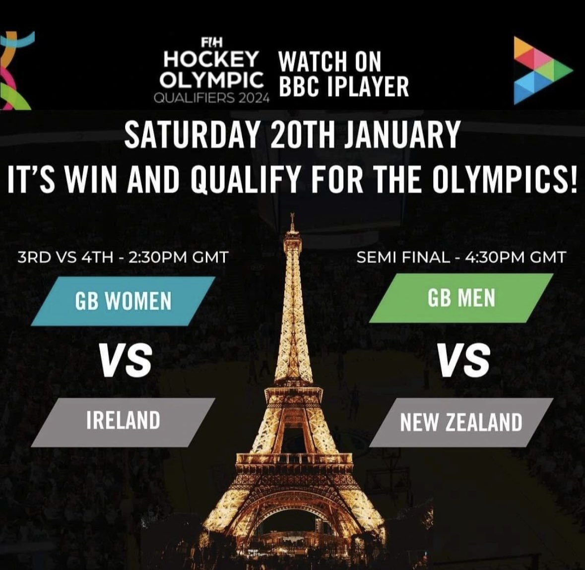 andyhalliday3's tweet photo. Big day for our @GBHockey teams tomorrow! #roadtoparis2024 let’s get behind them…. https://t.co/jMIGiHF65Q