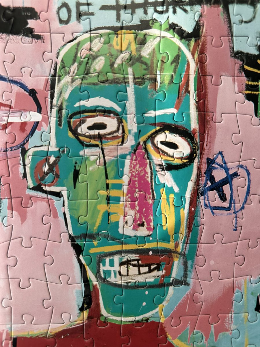thatsericaclark's tweet photo. 500 pc Basquiat puzzle 🧩 https://t.co/nNrQcIXxQn