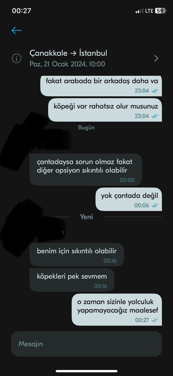 bizde insanları pek sevmeyiz