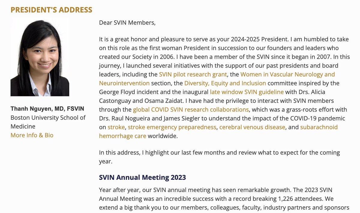 It is an immense privilege to serve as the @svinsociety President. In this presidential address, I highlight our society’s key achievements in the past year and my vision for the next two years. svin.org/i4a/pages/inde…