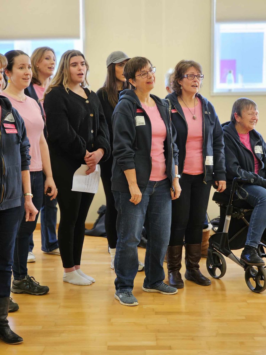 We an amazing time at Southdowns College for their 'industry week' initiative. The Spinnakerettes gave a workshop on harmony singing, engaging with music and theatre students. The students were enthusiastic and even shed a few tears as the harmonies worked their magic. Thank you!