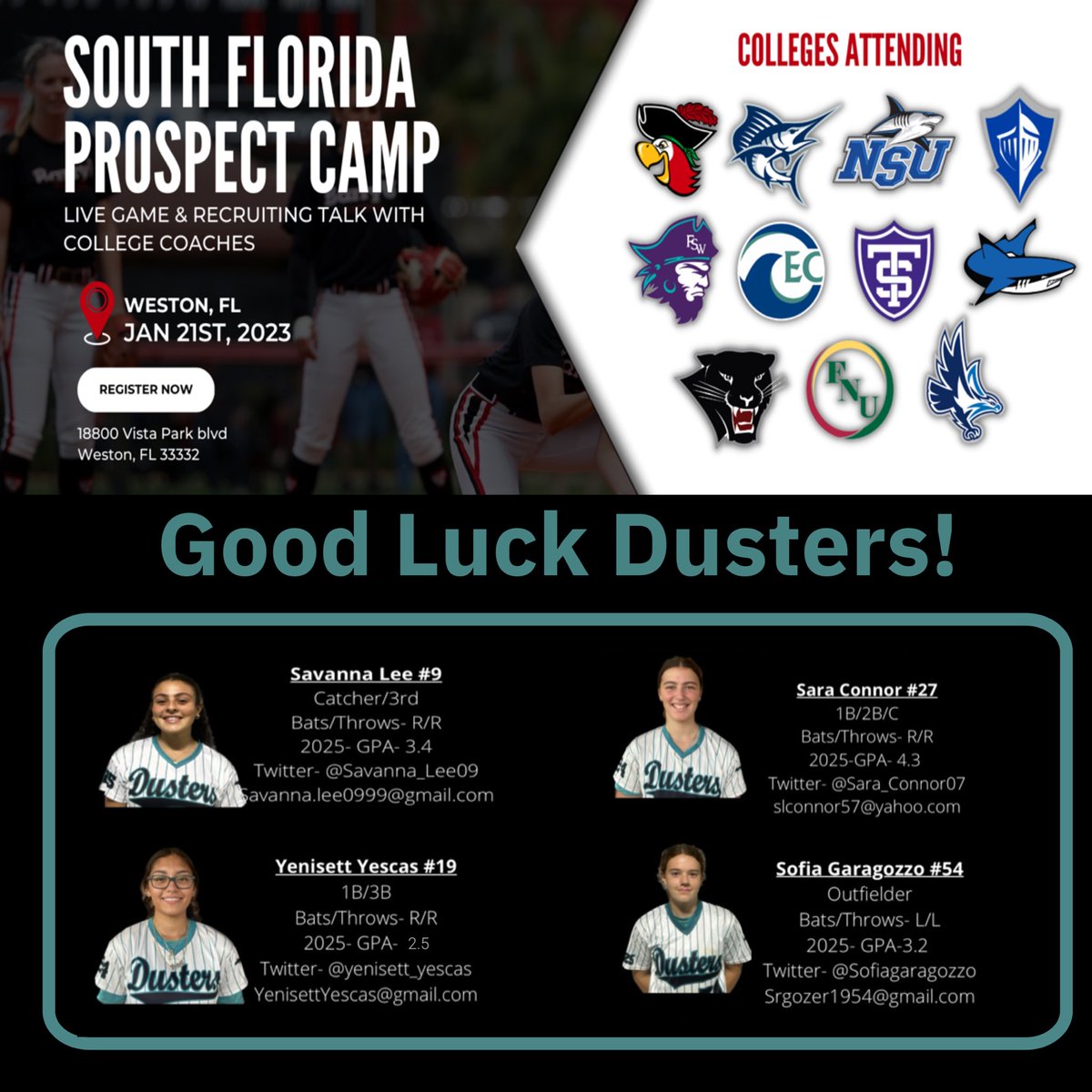 Good luck this weekend <a href="/Savanna_lee09/">Savanna Lee</a> <a href="/Yenisett_Yescas/">Yenisett_Yescas06</a> <a href="/Sara_Connor07/">Sara Connor</a> <a href="/Sofiagaragozzo/">Sofia “jersey” Garagozzo</a>