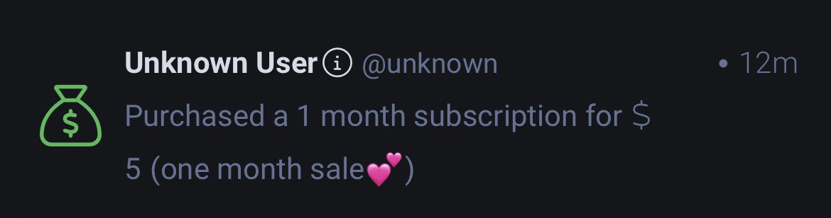 trainxoxo699's tweet photo. thxx to whoever you are for your subscription purchase<3 #buyingcontent #sellingcontent #fansly #buyer #seller https://t.co/4FliKeCHBX