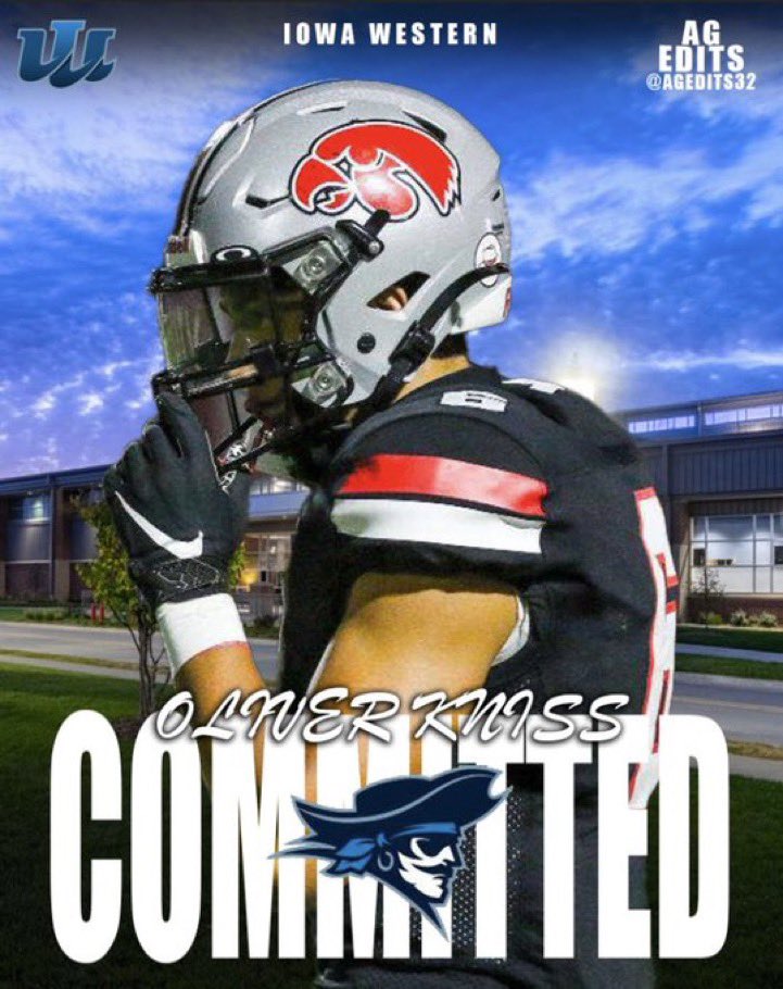 Oliver Kniss (@kniss_oliver) on Twitter photo Excited to announce my commitment to <a href="/ReiverFootball/">IWCC Reiver Football</a> couldn’t thank these coaches more for this opportunity‼️<a href="/CoachAaronTerry/">Aaron Terry</a> <a href="/BlackbournMike/">Mike Blackbourn</a> <a href="/CoachStrohmeier/">Scott Strohmeier</a> <a href="/Coach_KD75/">Kendrick Davis</a>
<a href="/CoachEricFinney/">Eric Finney</a> let’s work🏴☠️<a href="/mooremt09/">Mitchell Moore</a> <a href="/_tylereads/">Tyler Eads</a> Excited to announce my commitment to <a href="/ReiverFootball/">IWCC Reiver Football</a> couldn’t thank these coaches more for this opportunity‼️<a href="/CoachAaronTerry/">Aaron Terry</a> <a href="/BlackbournMike/">Mike Blackbourn</a> <a href="/CoachStrohmeier/">Scott Strohmeier</a> <a href="/Coach_KD75/">Kendrick Davis</a>
<a href="/CoachEricFinney/">Eric Finney</a> let’s work🏴☠️<a href="/mooremt09/">Mitchell Moore</a> <a href="/_tylereads/">Tyler Eads</a>