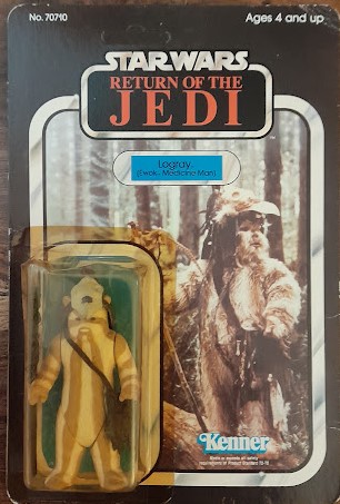 Today's 'from my collection' post features these two carded #ReturnOfTheJedi Ewok figures. Chief Chirpa & Logray were the first Ewok figures to be released. #StarWars If you're interested in vintage toys and autographs give me a follow. I post stuff every day!