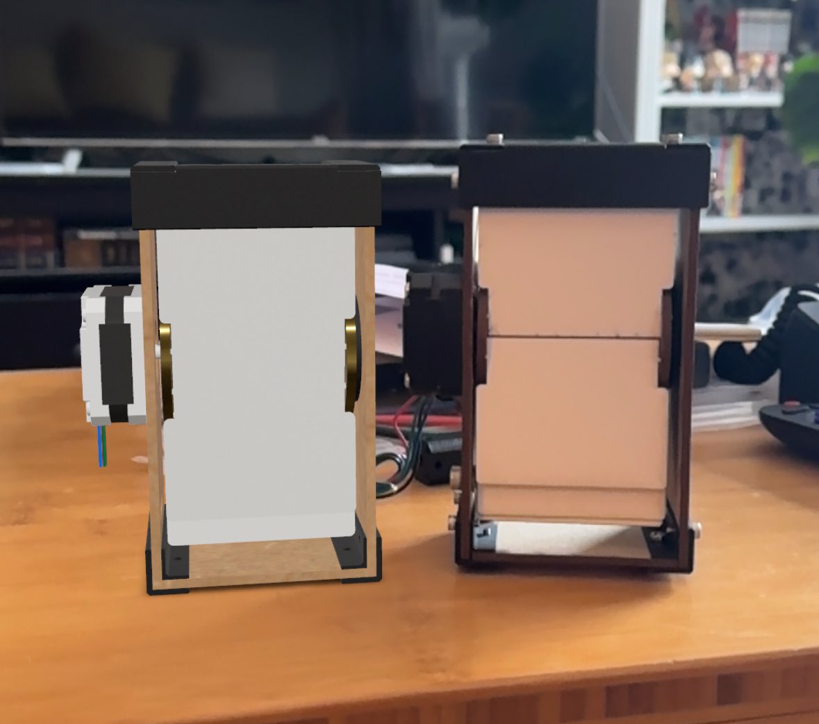 AR vs the real thing (on my messy coffee table)