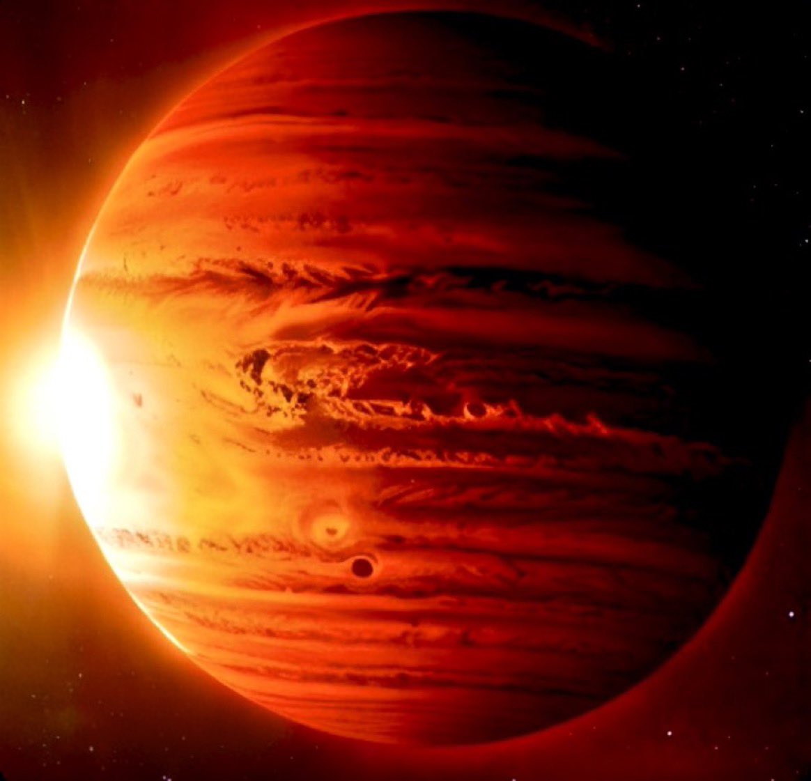 Exoplanet HD 80606b is terrifyingly hellish. With a mass 4x larger than Jupiter, it’s also scorching hot. Its elliptical orbit brings it point-blank with its star, causing drastic temperature changes. This sudden heat creates immense superstorms, with winds eclipsing 11,000 mph!