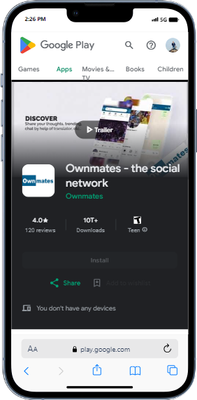 OwnMates's tweet photo. using Ownmates social media - chat, send money, etc. https://t.co/BSbDxH8Kff