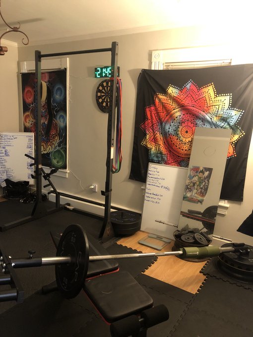 Gym is almost fully done! Gotta get active on socials. NASM Triple certified trainer/life coach on his<a href="/tag/gym"class="tags"><span>#gym</span></a><a href="/tag/personaltrainer"class="tags"><span>#personaltrainer</span></a><a href="/tag/lifecoach"class="tags"><span>#lifecoach</span></a><a href="/tag/bjj"class="tags"><span>#bjj</span></a>