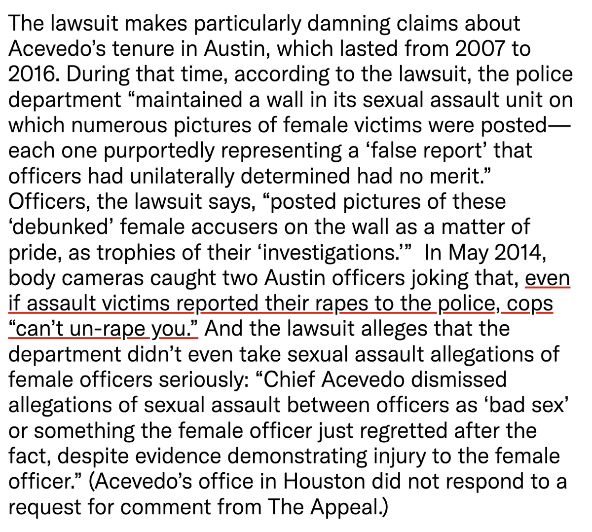 Whatever hopes #ATXCouncil offered on rebuilding trust with assault survivors through the $875,000 settlement in 2022 and subsequent work on 'change' is nullified in Jesús Garza's mind boggling decision to bring back the guy responsible for so much of the trauma they endured.