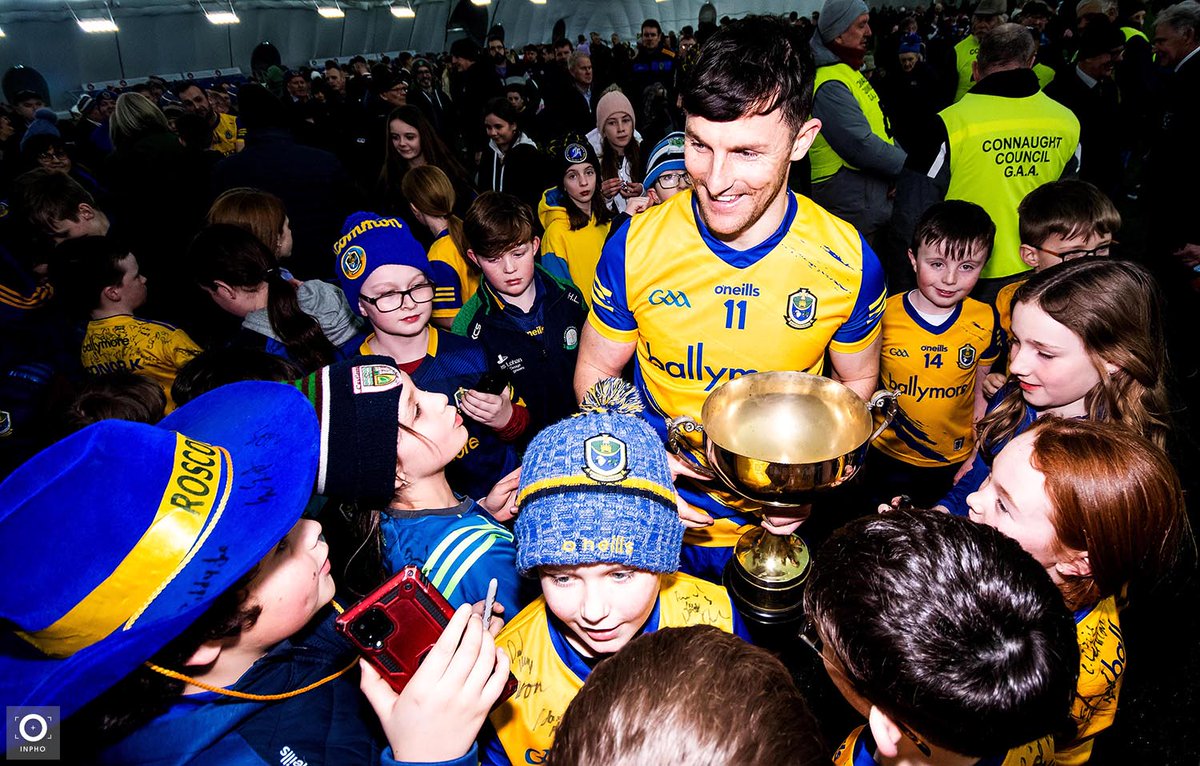 It's @RoscommonGAA who have picked up the @fbd_ie @ConnachtGAA league trophy with a win over Galway in the Connacht GAA Dome tonight! (📸 @evanlphoto)