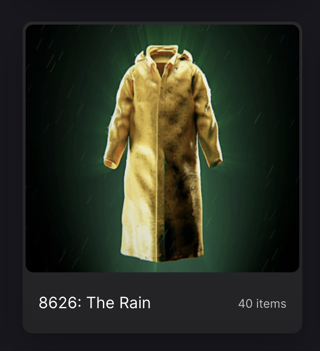 Doubling down on <a href="/8626games/">8626: The Rain</a> feels good.

40/50 done.