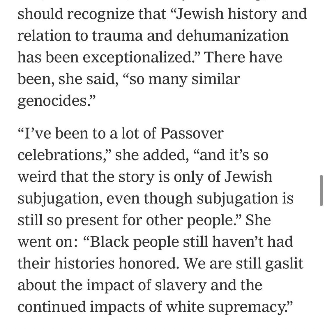 Max ✡︎𓂆🇮🇱🇨🇦🏳️🌈 ⚣🤍 (@lilbuddymax) on Twitter photo Goes to a Seder, a thousands years old tradition for an even older Jewish holiday, Passover
Complains that it’s too much about Jews and our ancestors
This same lady who said it “felt wrong” to support her Jewish friends mourning the day after October 7th. Screw you <a href="/nytimes/">The New York Times</a> Goes to a Seder, a thousands years old tradition for an even older Jewish holiday, Passover
Complains that it’s too much about Jews and our ancestors
This same lady who said it “felt wrong” to support her Jewish friends mourning the day after October 7th. Screw you <a href="/nytimes/">The New York Times</a>