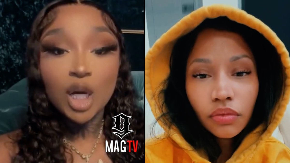 BlackInkChi's tweet image. SEE VIDEO HERE: youtu.be/VRE3_fo-23k

"Run Up The Nicki Minaj Video" Erica Banks Shows Support After Rumors She Was Denied A Collab! 🤷🏾‍♀️

#ericabanks #nickiminaj #everybody jook miami airport smollett gypsy rick ross #tiktok trending #RaisingKanan illustrated