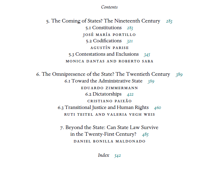 RodrigoMorenoGu's tweet photo. #NovedadEditorial /The Cambridge History of Latin American Law in Global Perspective/ editada por Thomas Duve y Tamar Herzog (Cambridge University Press, 2024)

Textos en acceso abierto: https://t.co/Ww3TqHUZ4Z https://t.co/mY8XnKYP9D