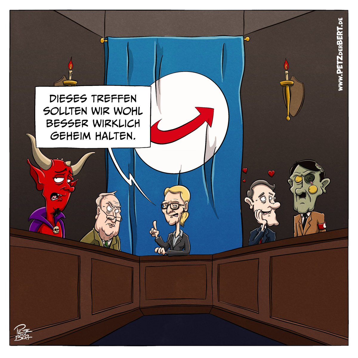 PetzDerBert's tweet photo. Unterstellung einer privaten Begegnung von Persönlichkeiten mit leicht unterschiedlichem Hintergrund #geheimdienstmethoden #cartoon #geheimtreffen #noafd https://t.co/NIIsKpMZnl