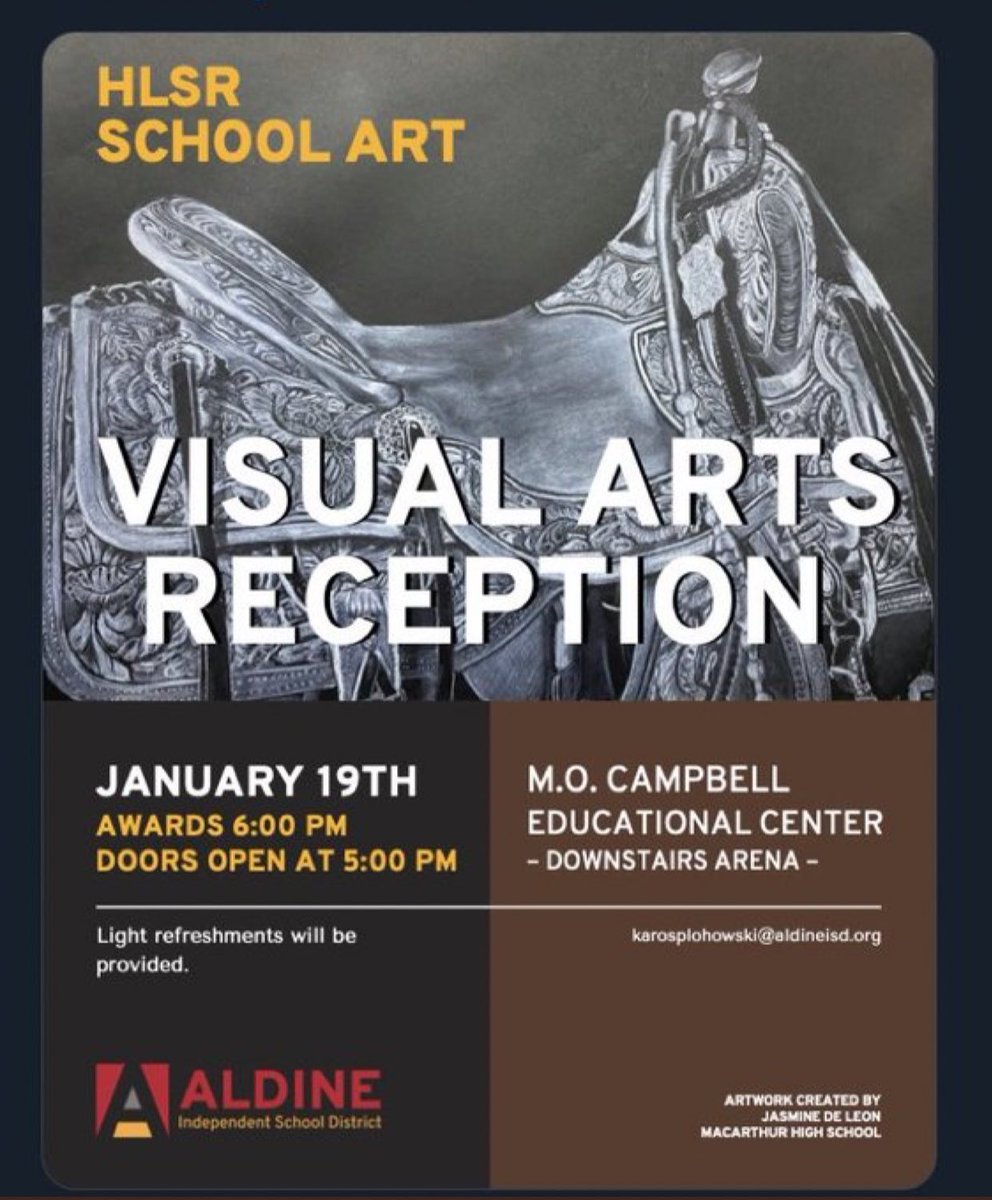 Matt Kirkpatrick (@carvervisualart) on Twitter photo 🤠 🤠 🤠 see yall tonight for our annual Rodeo Student Art Reception! Yeeeehaw! <a href="/AldineArt/">Aldine ISD Visual Arts</a> 🤠 🤠 🤠 see yall tonight for our annual Rodeo Student Art Reception! Yeeeehaw! <a href="/AldineArt/">Aldine ISD Visual Arts</a>