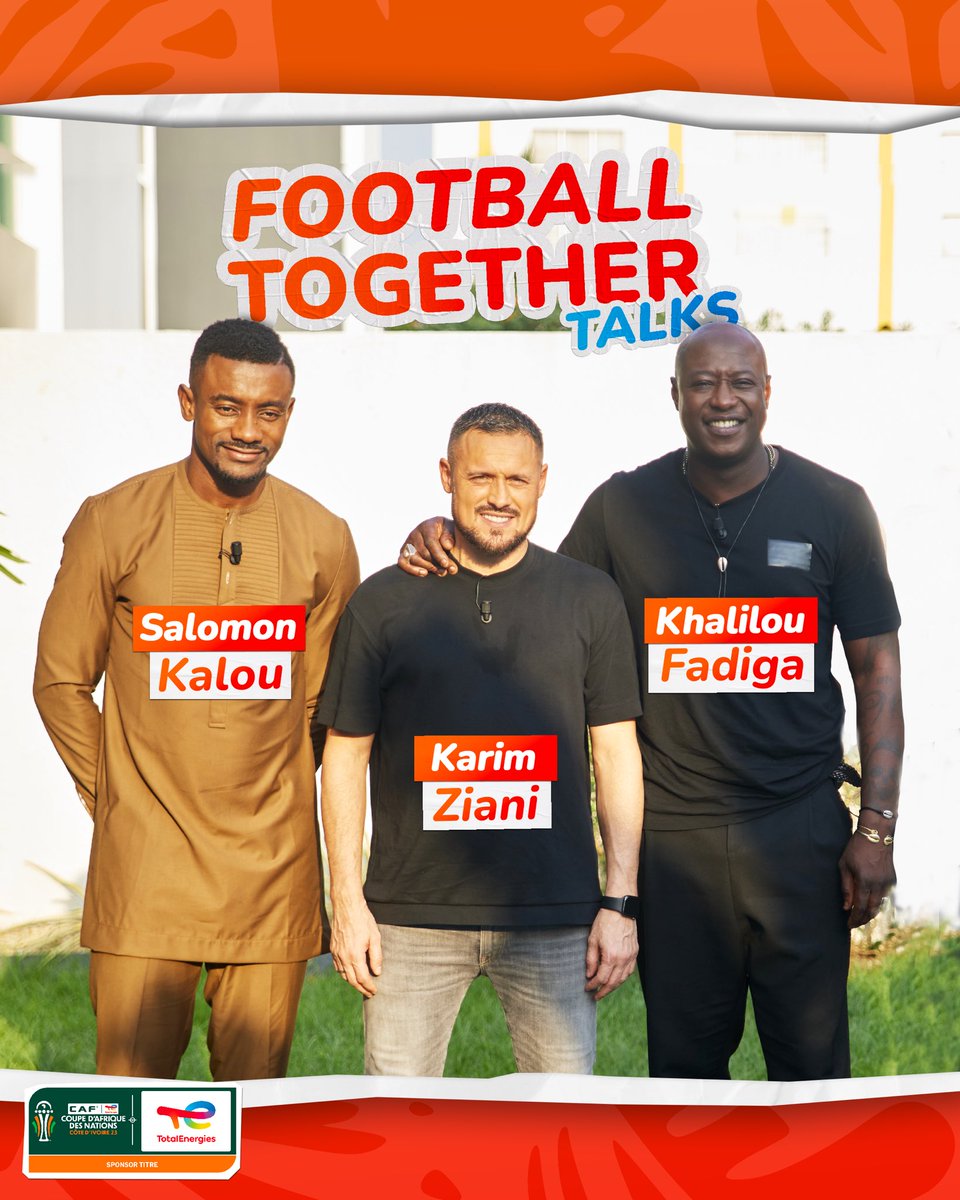 Football Together (@football2gether) on Twitter photo Un casting โญ๏ธโญ๏ธโญ๏ธ dans le prochain รฉpisode du #FootballTogetherTalks ๐๏ธ
๐จ๐ฎ <a href="/salomonkalou/">Salomon Kalou</a>
๐ธ๐ณ <a href="/kf1011/">Khalilou Fadiga</a>
๐ฉ๐ฟ <a href="/Kar_ziani/">Karim Ziani</a>
Prรฉsentรฉ par <a href="/smabouabdellah/">Smaรฏl Bouabdellah โญโญ</a> โฝ๏ธ
Rendez-vous lundi pour dรฉcouvrir le nouvel รฉpisode !
Retrouvez le premier รฉpisode โก๏ธ urlz.fr/pfrt Un casting โญ๏ธโญ๏ธโญ๏ธ dans le prochain รฉpisode du #FootballTogetherTalks ๐๏ธ
๐จ๐ฎ <a href="/salomonkalou/">Salomon Kalou</a>
๐ธ๐ณ <a href="/kf1011/">Khalilou Fadiga</a>
๐ฉ๐ฟ <a href="/Kar_ziani/">Karim Ziani</a>
Prรฉsentรฉ par <a href="/smabouabdellah/">Smaรฏl Bouabdellah โญโญ</a> โฝ๏ธ
Rendez-vous lundi pour dรฉcouvrir le nouvel รฉpisode !
Retrouvez le premier รฉpisode โก๏ธ urlz.fr/pfrt
