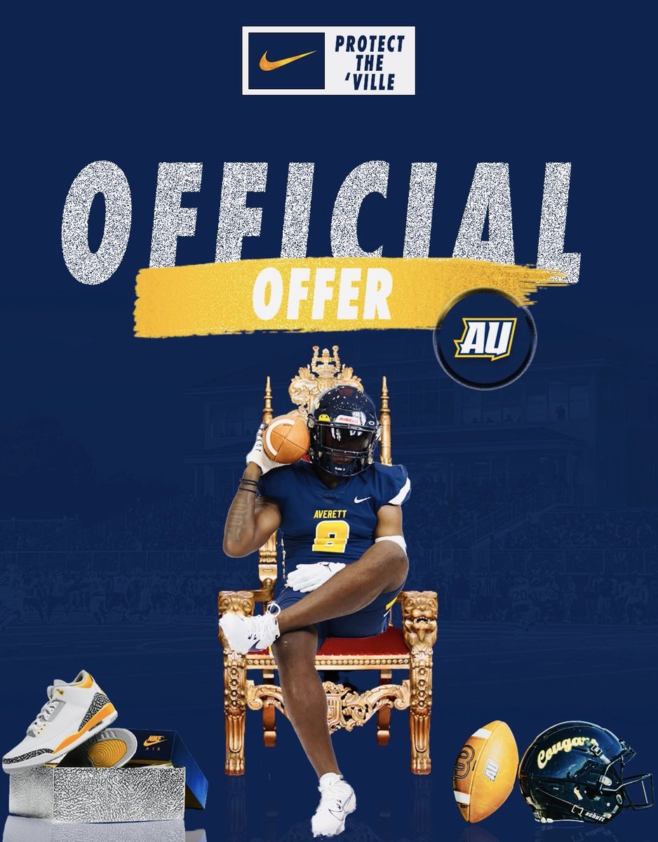 AaronOlivaresM's tweet photo. After a great official visit at Averett University, I am blessed to have received an official offer from @AverettFootball . Thank you to @coachphenry and the staff for giving me an opportunity🙏🏼 https://t.co/oHPSNXCrUr