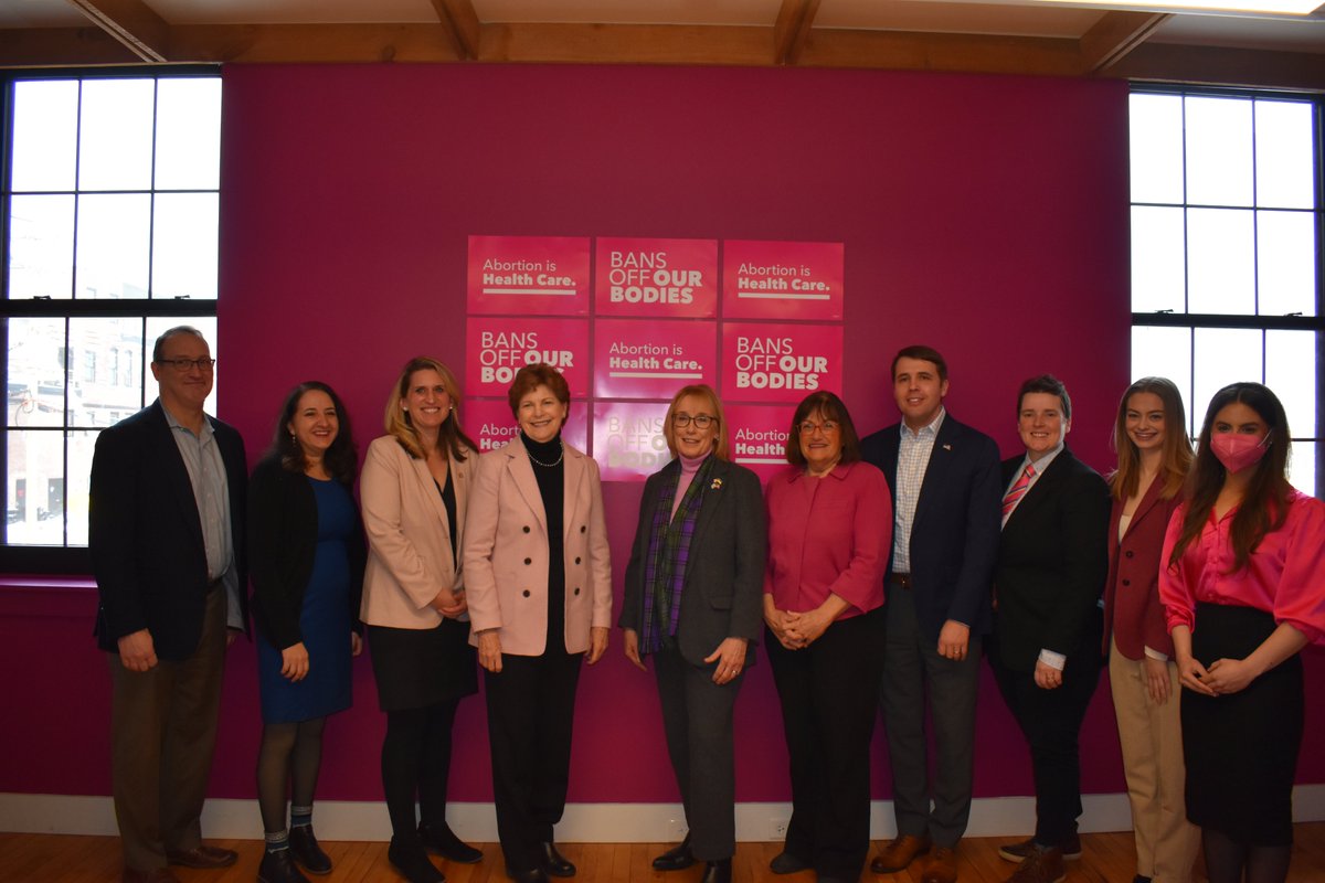 New Hampshire is no exception when it comes to the relentless attacks on abortion and reproductive health care since the fall of Roe v. Wade. Today, I joined advocates from @PPNHAF to highlight how this crisis is impacting women in the Granite State.