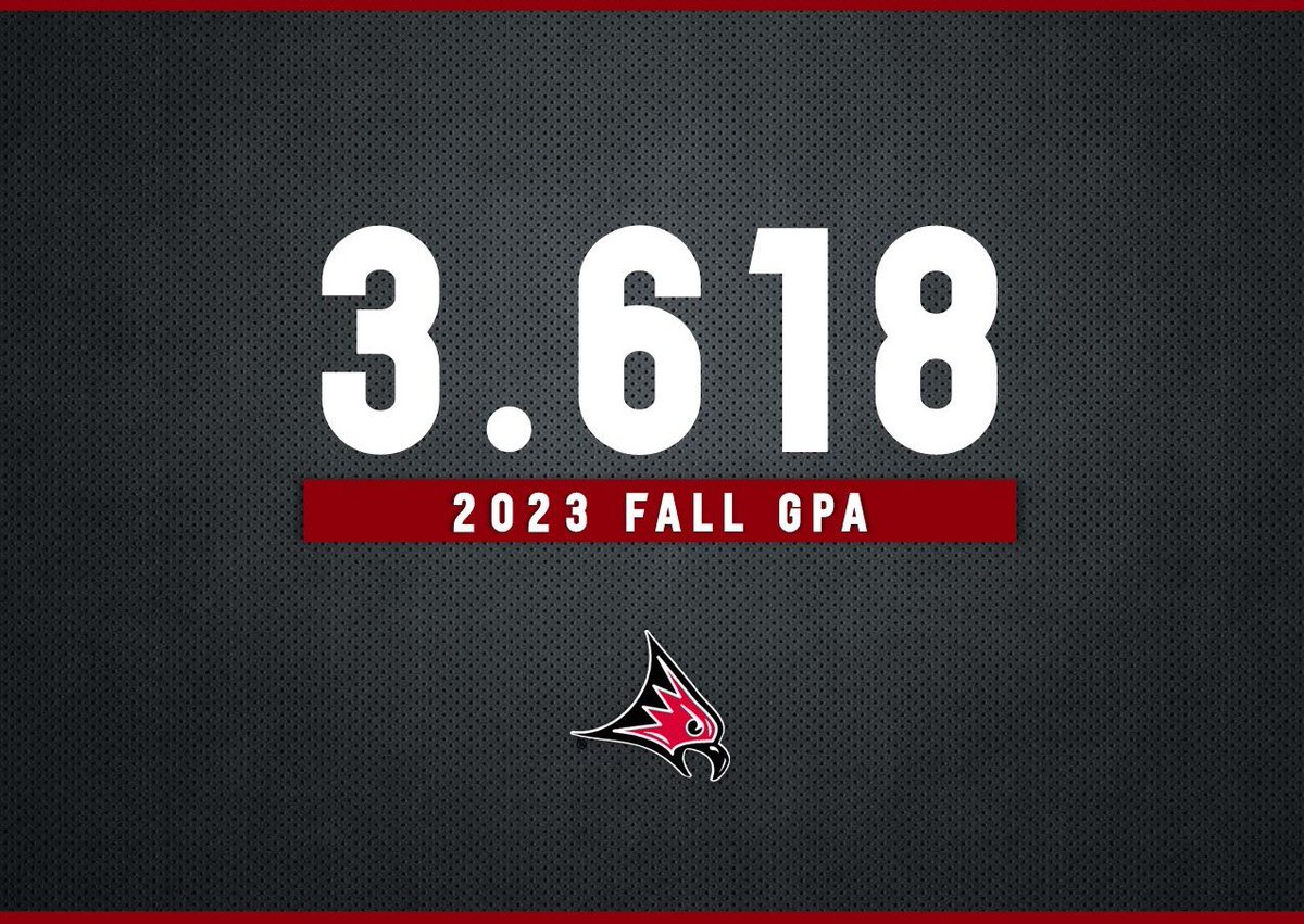 Falcons getting it done in the classroom! 📚 5️⃣ with a 4.0 gpa 9️⃣ with a 3.75 gpa or higher 1️⃣1️⃣ with a 3.5 gpa or higher #Team41 | #WeSoar