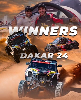 CONGRATULATIONS to our customer @polarisrzr with <a href="/LoebRacing/">Sébastien Loeb Racing</a> for winning the SSV class at the <a href="/DakarRally/">Trent Jones</a>

They are the first American OEM to ever win a category at Dakar.

#PolarisRZR #RZRLife #dakarrally #techchassis #technique #motorsports #automoative #dakarrally