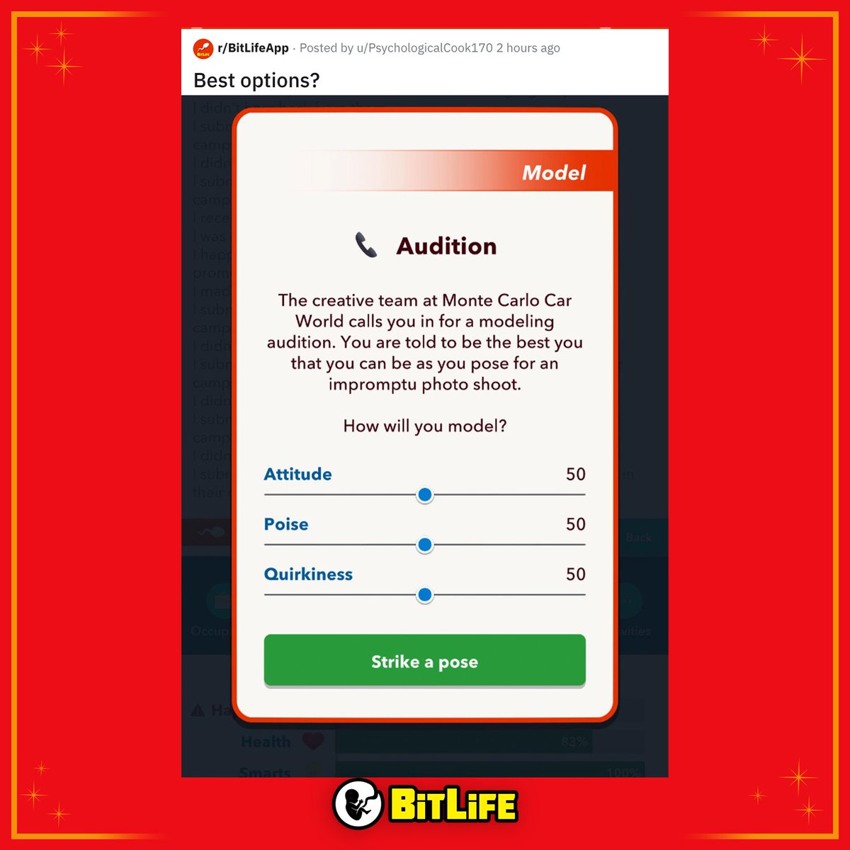 Alright, Bitizens. How would YOU run this audition? 💃🏼 #BitLife
