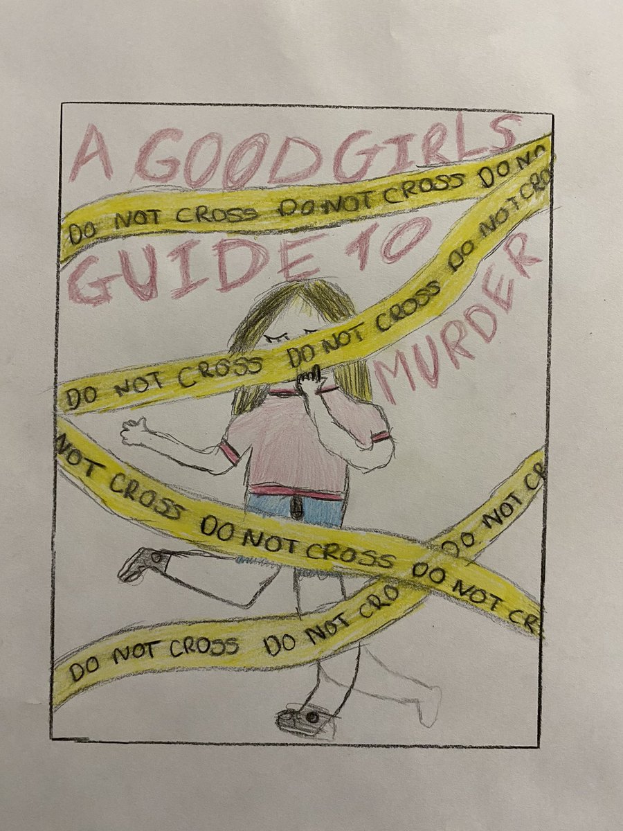 Pupils at Book Club are thoroughly enjoying A Good Girl’s Guide to Murder. We’ve had some fantastic designs for book covers. #hollyjackson