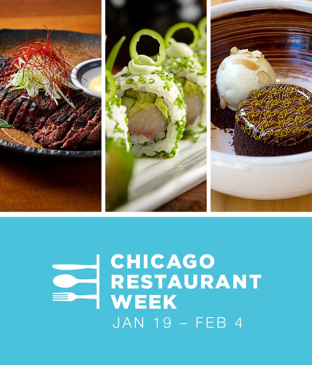 Chicago Restaurant Week is HERE 🍽️

Each of our Chicagoland locations will showcase a Tasting Menu highlighting our best-selling dishes from both our Robata Grill and Sushi Bar. 

Menu Available HERE: ow.ly/YrPJ50QsJkV

#chicago #chicagorestaurantweek #chicagofoodies
