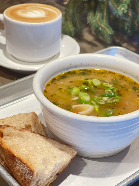 BrownBearBaking's tweet photo. The roads are clear in Eastsound and we've got hot chicken soup and a atte ready for you!  Put on your boots, grab a friend and we'll see you for a leisurely late lunch.  We'll be open until 4pm today. https://t.co/2gdxxRFRUr