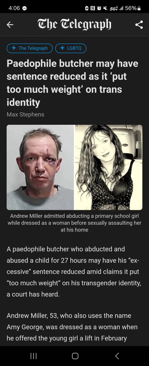 This shit is why I'm tired. Stop giving light sentences. It doesn't matter if someone is trans. Killer? Pedophile? Then sentence them as you would anyone else.