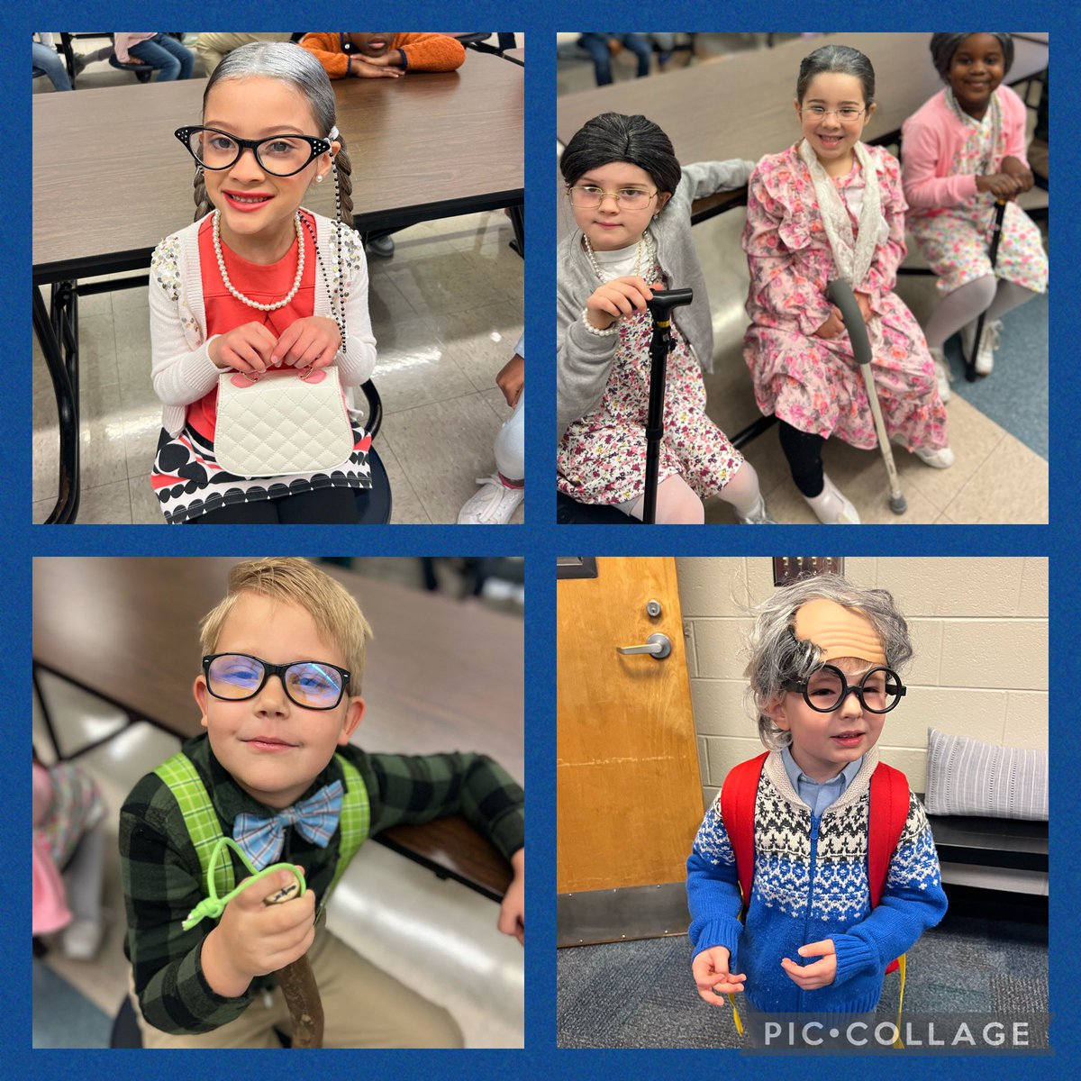 Happy 100th Day of School! Our students are rocking the centenarian look today, embracing wisdom and fun. #100DaysSmarter #Pitnerpride